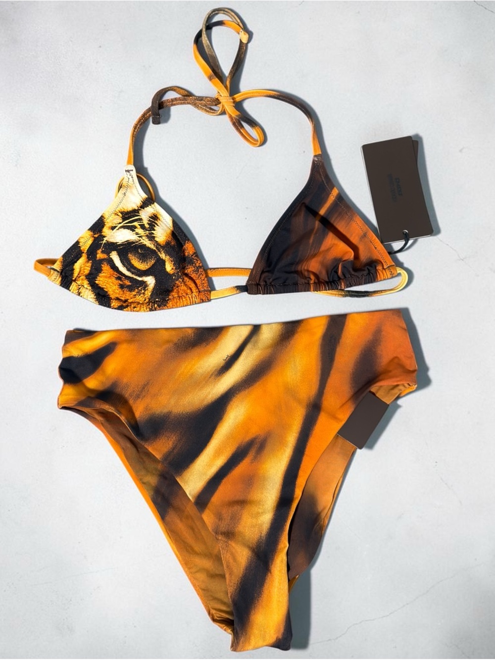 Cavalli x SKIMS Tiger Face Bikini SET Medium